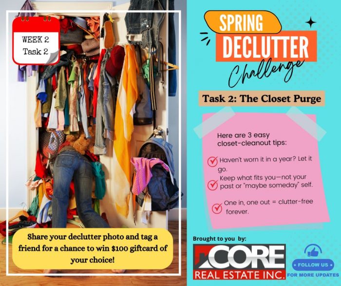 Declutter to downsize or sell