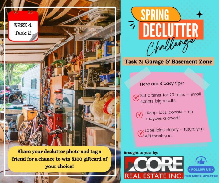Declutter to downsize or sell, Yorkton Real Estate, Core Real Estate, trusted realtor, trusted realtor in Yorkton